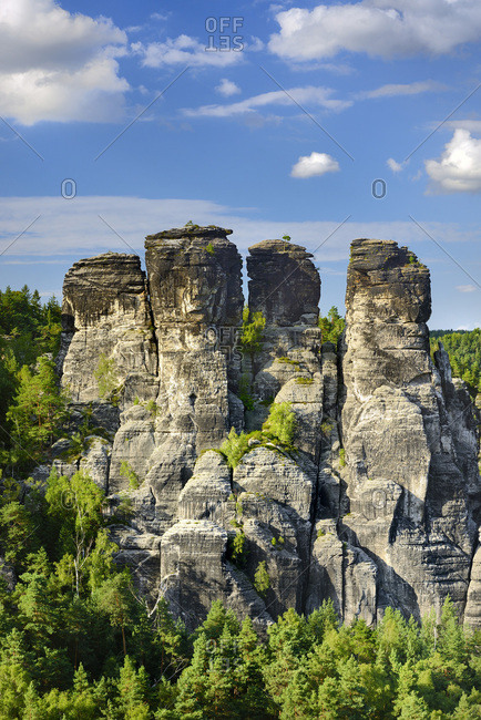 Germany, Saxony, Saxon Switzerland, Saxon-Switzerland National Park