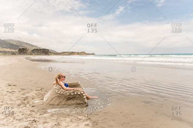 chair made of sand