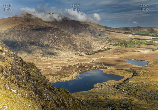 Conor Pass on the Dingle peninsula; County Kerry, Ireland