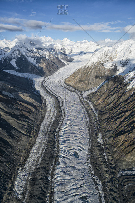 Glaciers and mountains of Kluane National Park and Reserve, near Haines Junction; Yukon, Canada