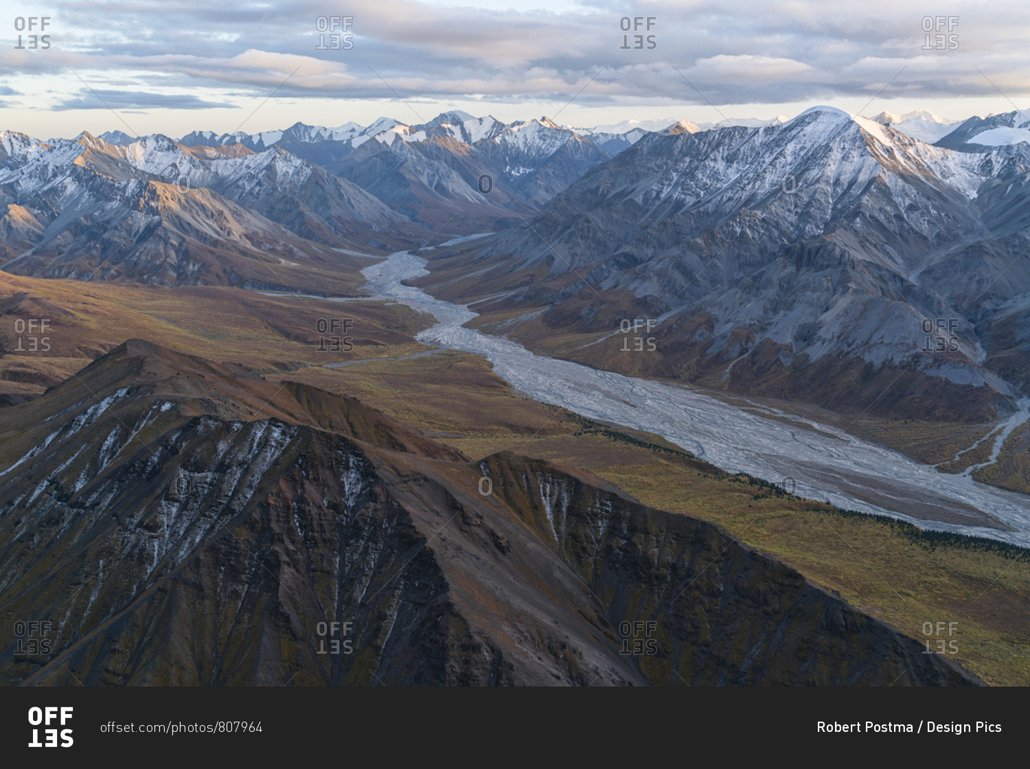 Glaciers and mountains of Kluane National Park and Reserve, near Haines Junction; Yukon, Canada