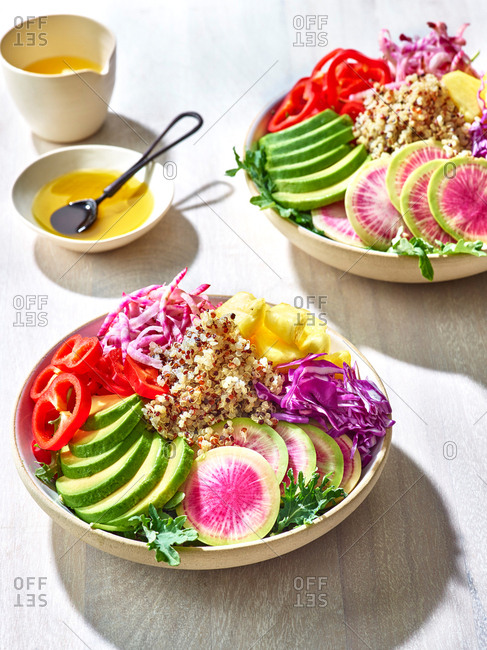 Vibrant healthy salad