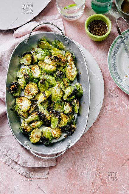 Roasted Brussels sprouts
