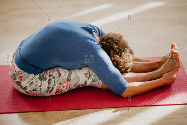 Woman Practicing Yoga