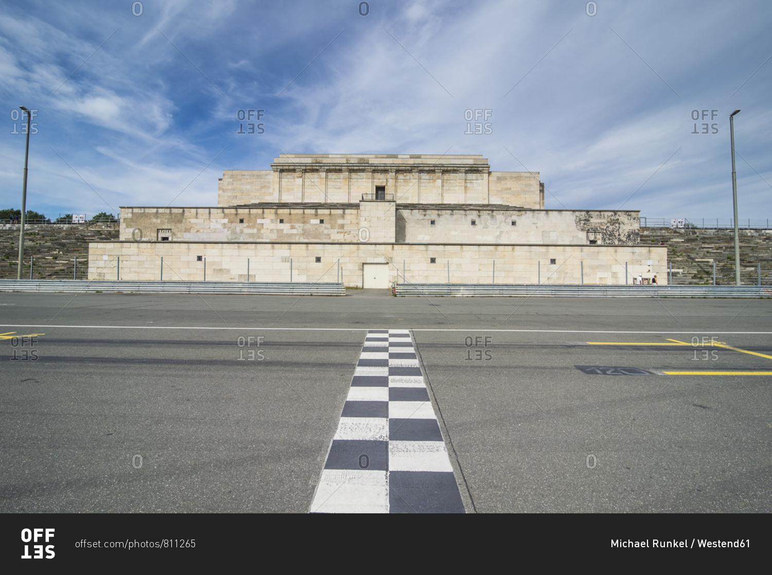 Germany- Nuremberg- Zeppelinfeld- Grandstand At The Nazi Rally Grounds ...