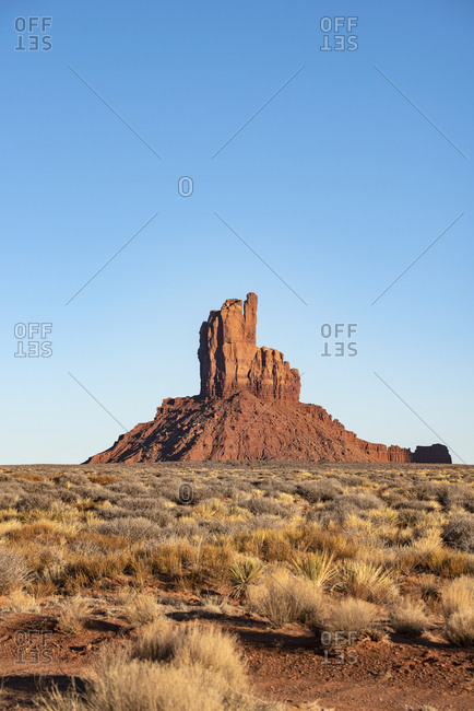 Rock formation in Monument Valley, Arizona, USA