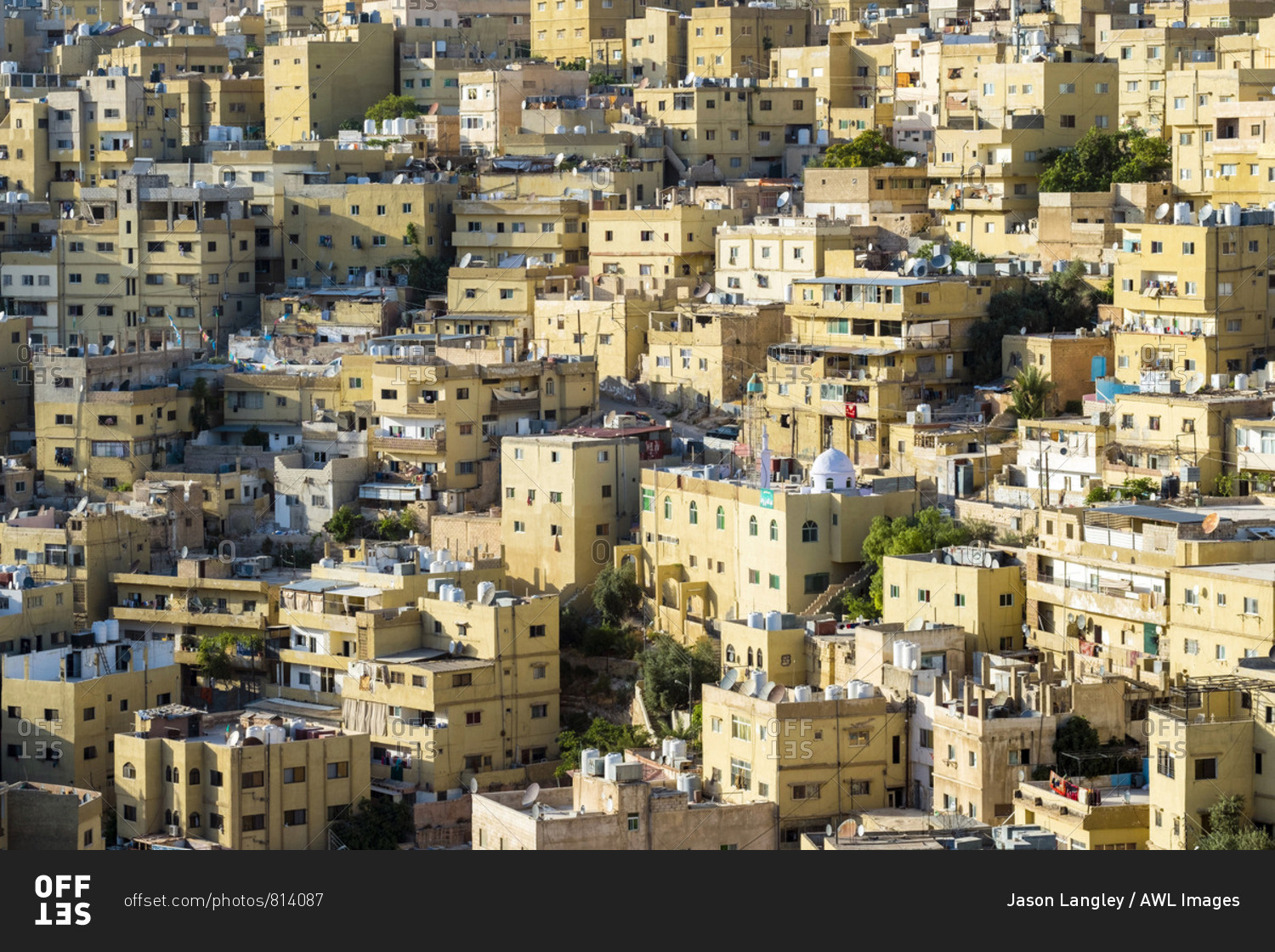 Jordan Amman Governorate Amman Urban View Of Buildings In Central   Offset 814087 