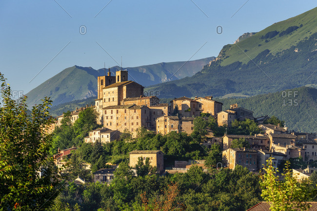 Italy, Marche. Macerata district. Sarnano