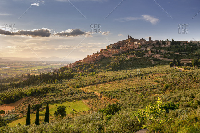 Italy, Umbria, Perugia district, Trevi.