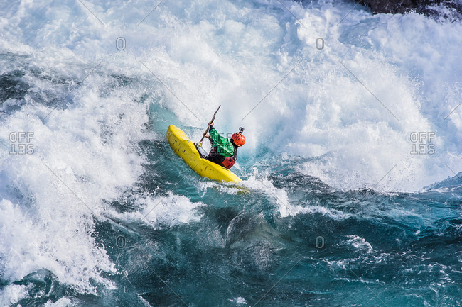 Kayak adventure on the Futaleufu River,  Patagonia