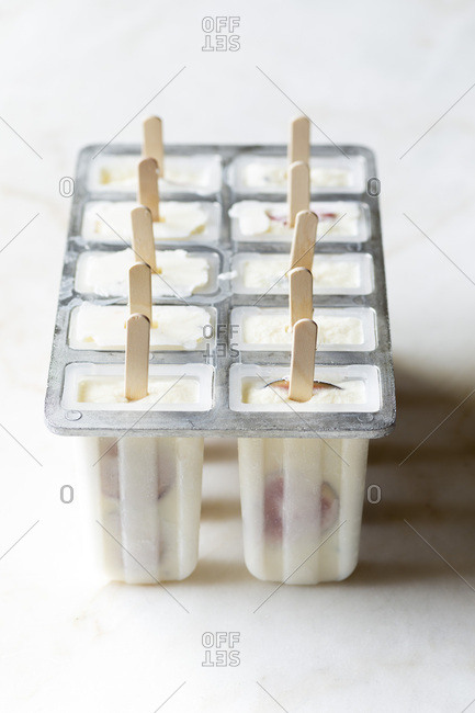 Yogurt Fruit Popsicles