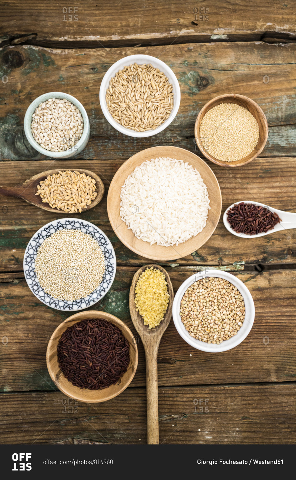 Cereal mix: red rice- barley- amaranth- quinoa- rice- bulgur- spelled- oats and buckwheat