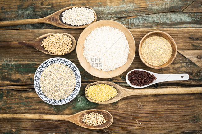 Cereal mix: red rice- barley- amaranth- quinoa- rice- bulgur and buckwheat