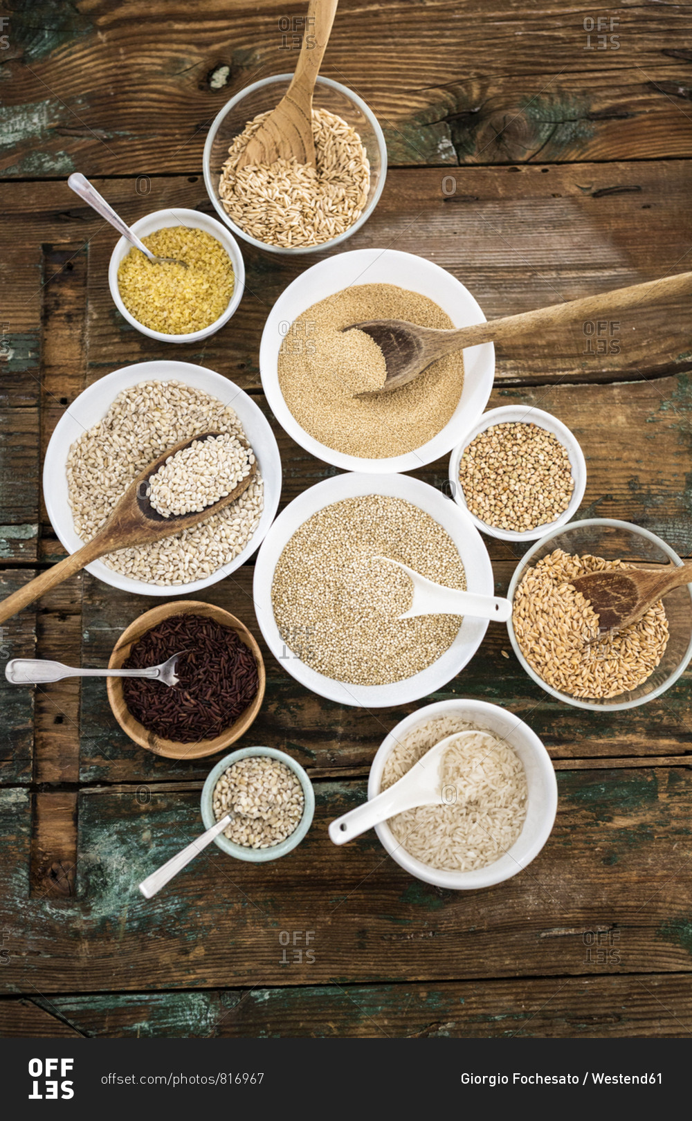 Cereal mix: red rice- barley- amaranth- quinoa- rice- bulgur- spelt- oats and buckwheat