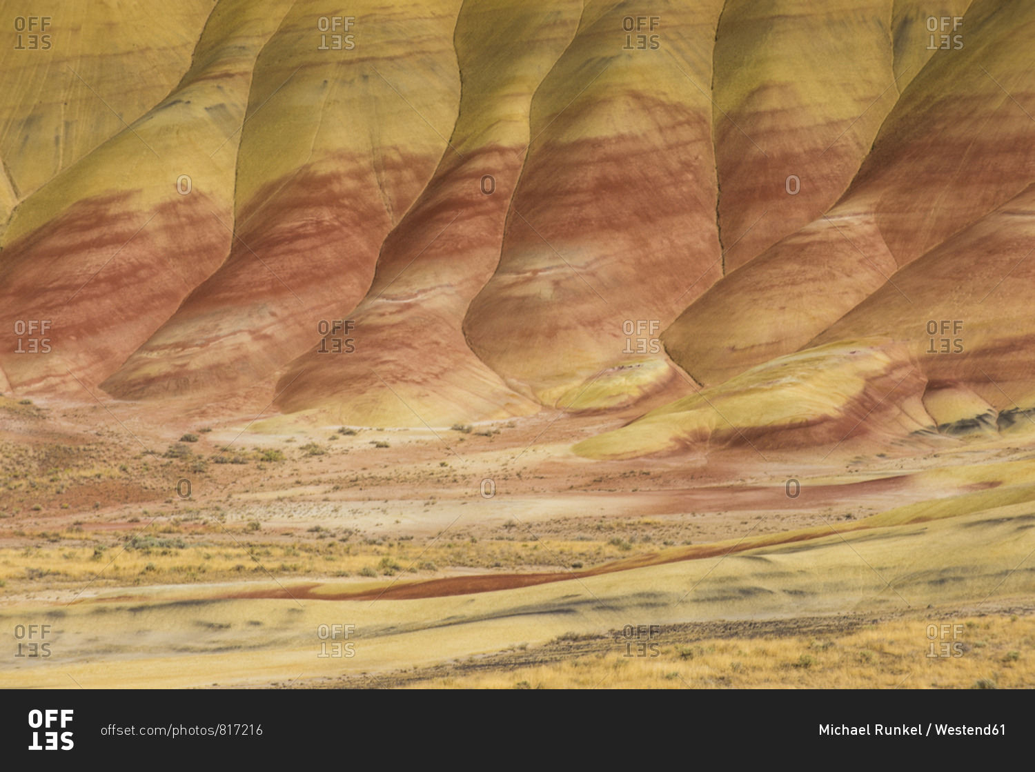 USA- Oregon- John Day Fossil Beds National Monument- Painted hills