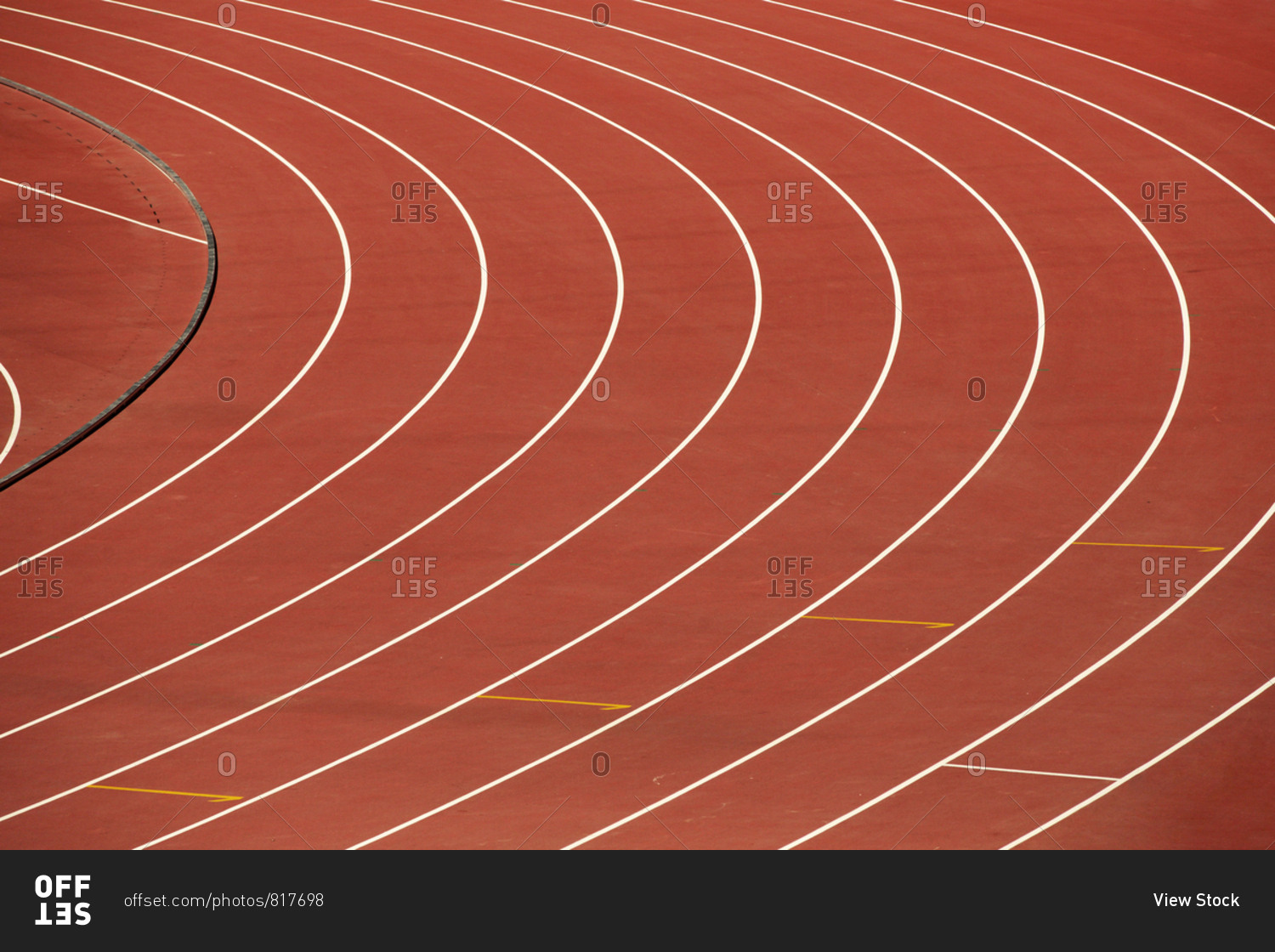 A track and field athletes in the competition stock photo OFFSET