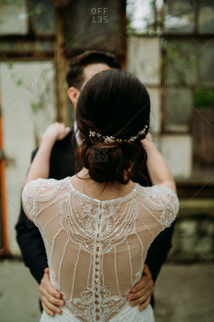 Bride and groom dance to their first dance