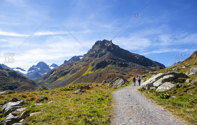 Austria- Vorarlberg- Bielerhoehe- Silvretta- trail to Klostertal