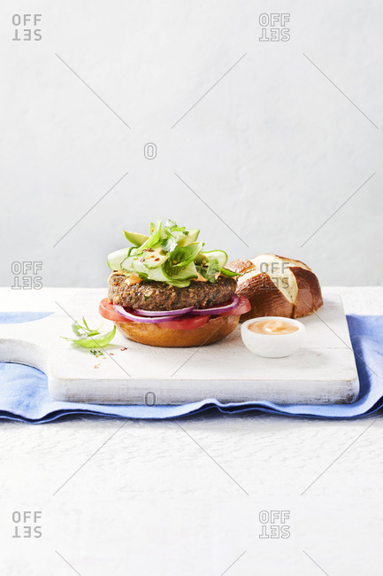 Cashew Burger from the Offset Collection