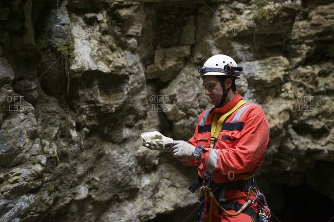 Caving in Spain