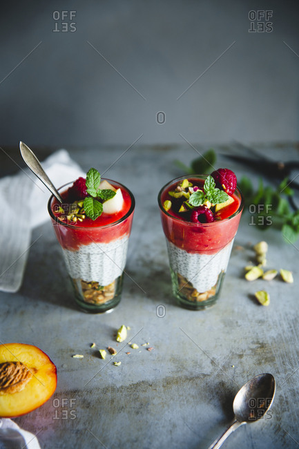 Parfait in cups