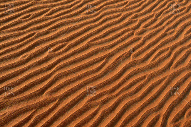 United Arab Emirates- Rub' al Khali- desert sand and ripple marks