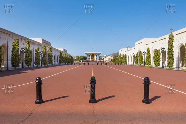 Sultanate Of Oman- Muscat- The Al Alam Palace