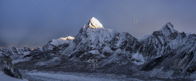 Nepal- Solo Khumbu- Everest Icefall- Pumori in background