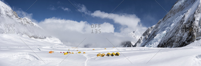 Nepal- Solo Khumbu- Everest- Camp at Western Cwm