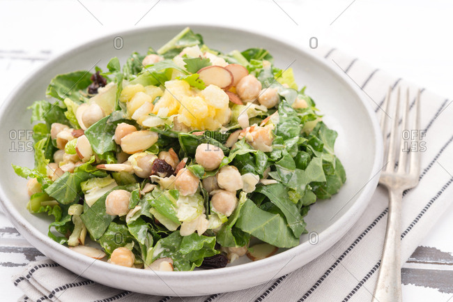 Curried chickpea salad