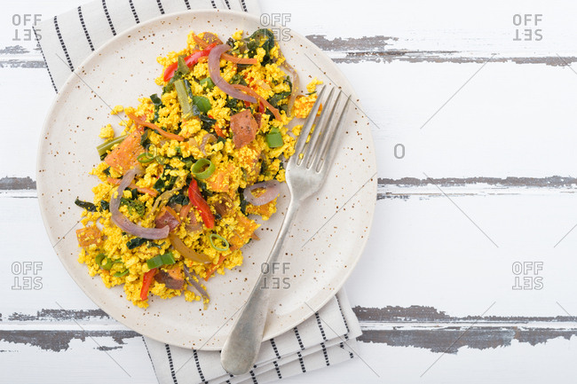 Southwest tofu scramble