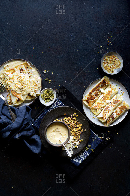 Sweet, rustic Indian Dessert.