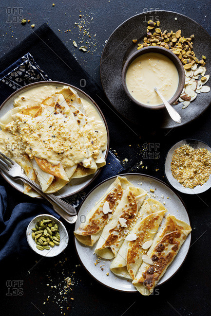 Sweet, rustic Indian Dessert.