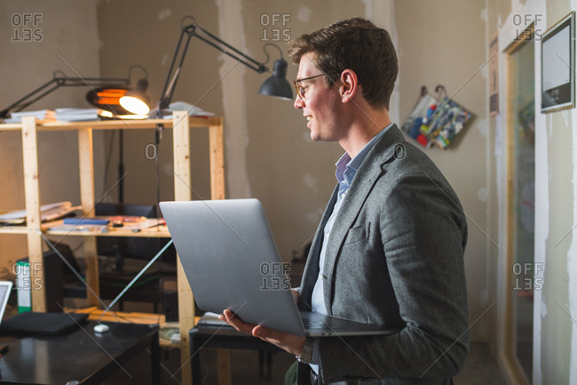 Man working in his office