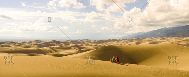 Couple at Great Sand Dunes NP