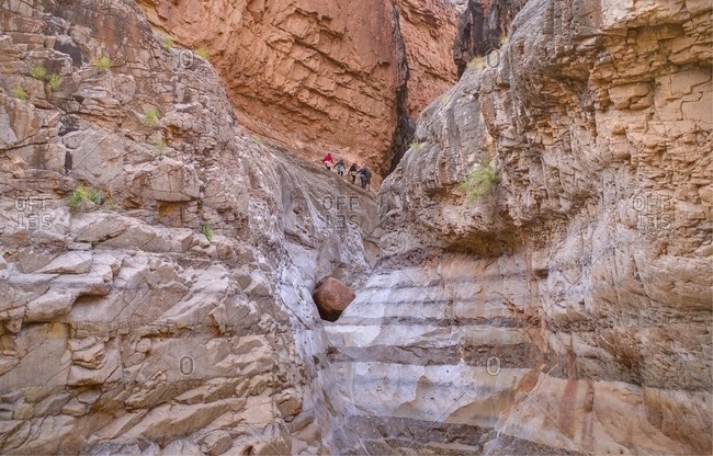 Exploring Silver Grotto, Grand Canyon