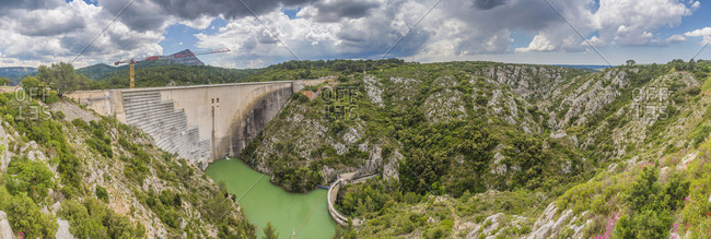 France- Provence-Alpes-Cote d'Azur- Beaurecueil- Bimont Dam