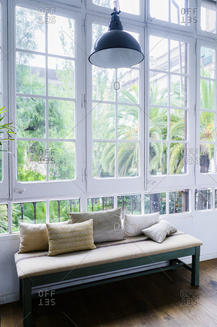 Bench at the window
