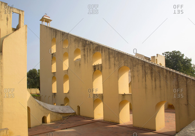 Jantar Mantar Astronomical Park in Jaipur, India