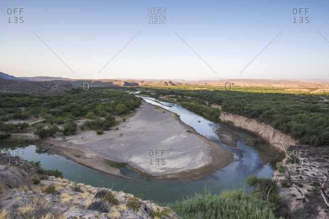 Rio Grande River Texas Stock Photos Offset