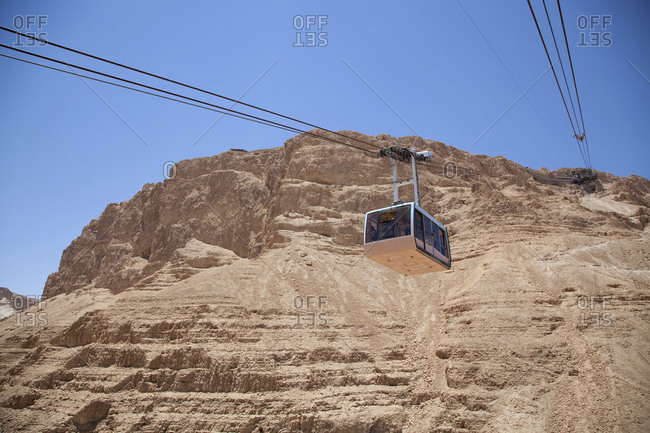 Mountain cable car, Masada, Israel