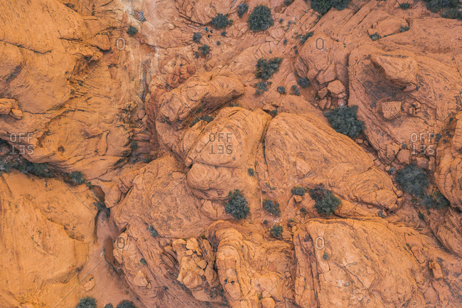 red rock canyon drone