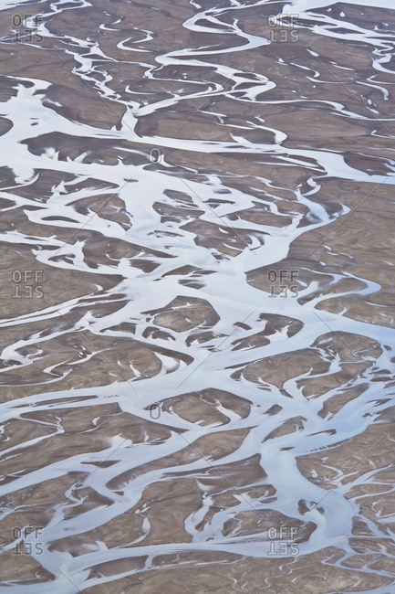 Landscape, Bathurst Bay, Bylot Island, Nunavut, Canada.