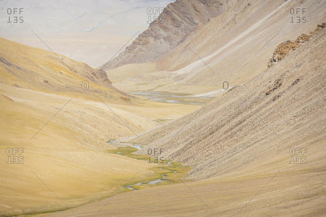 Landscape, Changtang region, Ladakh, India.