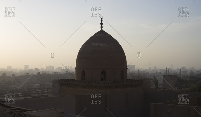 Dome of the Mausoleum of Shaheen al Khalwati in Cairo, Egypt