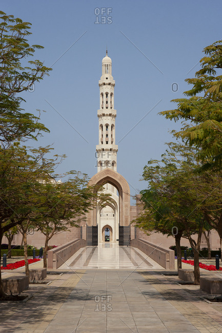 March 7, 2019: Sultan Qaboos Grand Mosque- Muscat- Oman