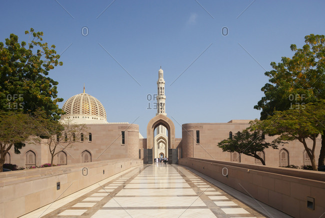 March 7, 2019: Sultan Qaboos Grand Mosque- Muscat- Oman