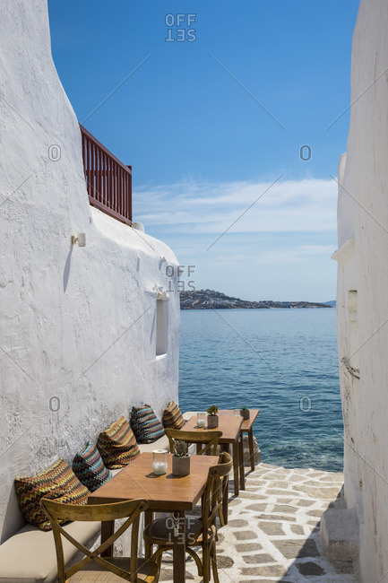 Greece Taverna Stock Photos Offset