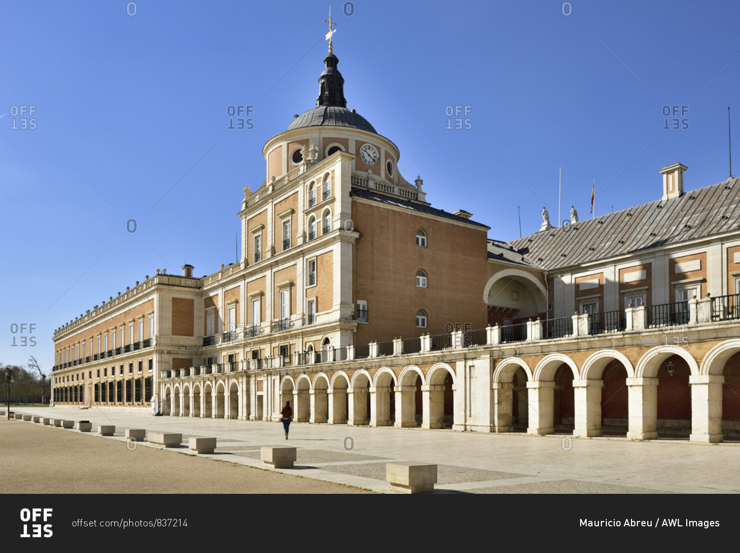 The Royal Palace of Aranjuez (Palacio Real de Aranjuez) is a former Spanish royal residence dating back to the 16th century. A Unesco World Heritage Site. Aranjuez, Spain