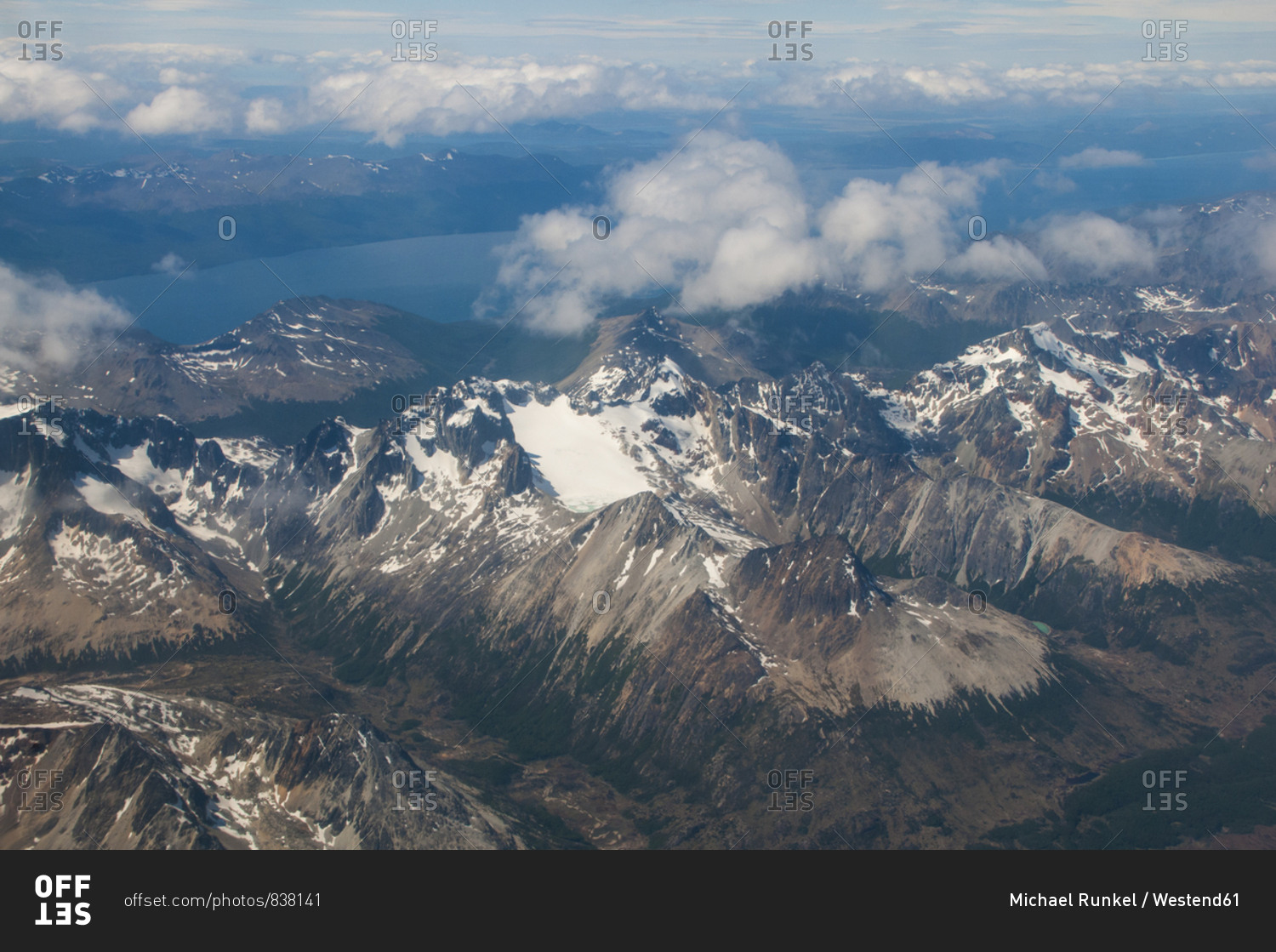 Aerial view of Tierra del Fuego- Argentina- South America